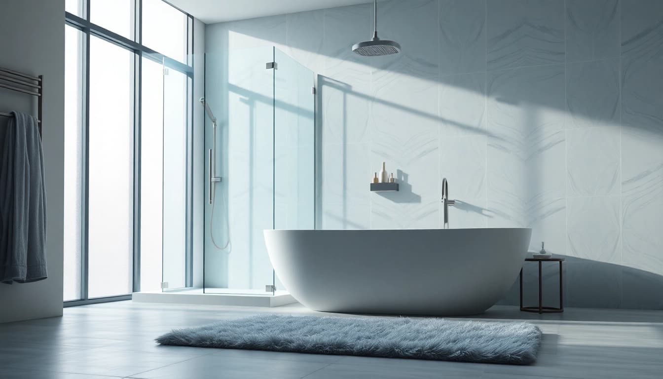 Stylish shower uk design in a modern bathroom with elegant features.