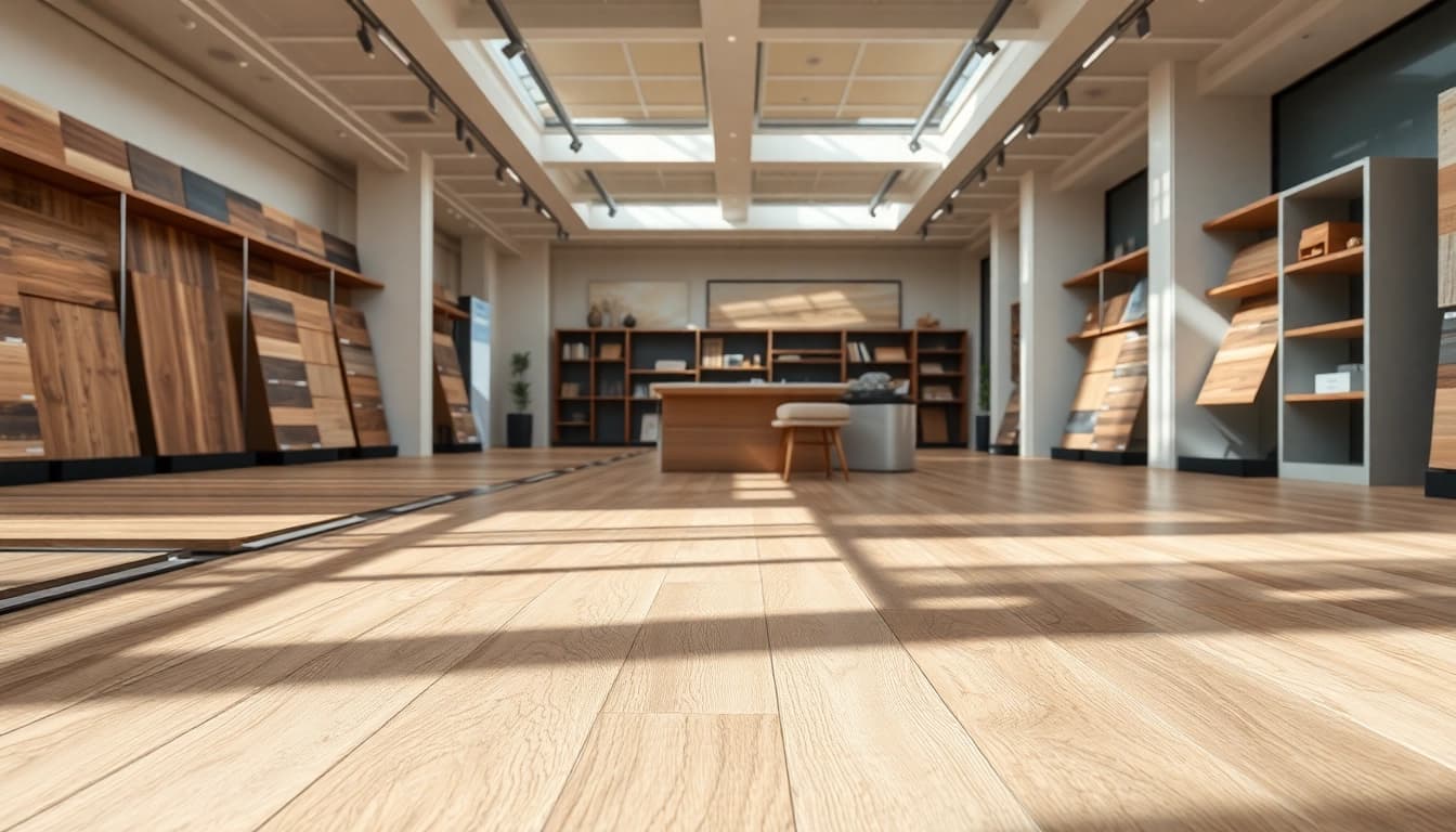 Explore extensive vinyl flooring options at top flooring companies near me, showcasing luxury and design.