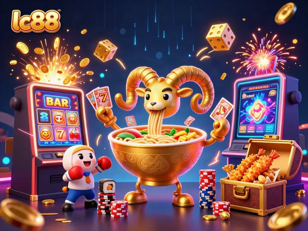 Experience thrilling moments with lc88, featuring lively casino characters and exciting game elements.