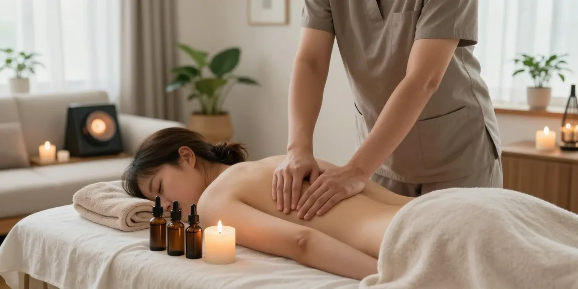 Experience a soothing 경기광주출장안마 session in a tranquil home setting.