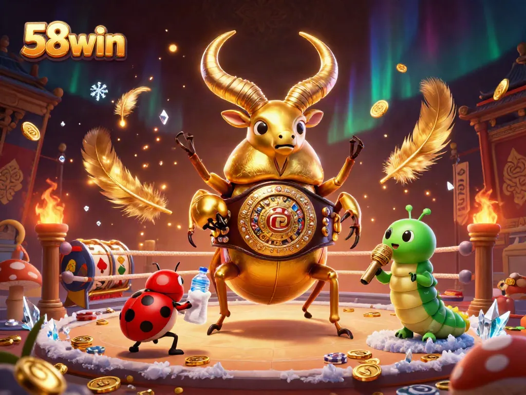 Experience thrilling gameplay at 58win with this vibrant illustration featuring exciting casino elements.