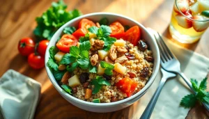 Delight in the vibrant colors of healthy food, showcasing an array of fresh vegetables and fruits.