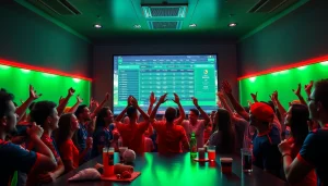 Captivating scene at fb88nn.com showcasing sports betting excitement.