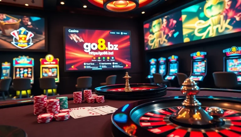 Intense gambling session with vibrant poker chips at https://go8.bz/ online casino table.