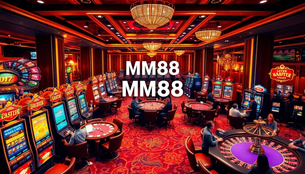 Engaging players at exciting tables at MM88.bar, showcasing thrilling casino attractions.