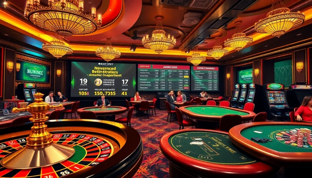 Experience thrilling gameplay and strategic betting at https://kuwinzhz.com/ in this vibrant casino scene.