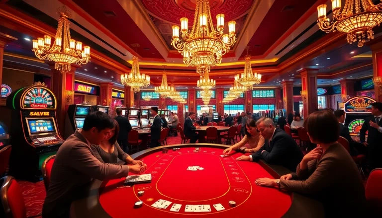 Casino excitement unfolds at https://jun88buzz.info/ with elegant poker and slot machines.