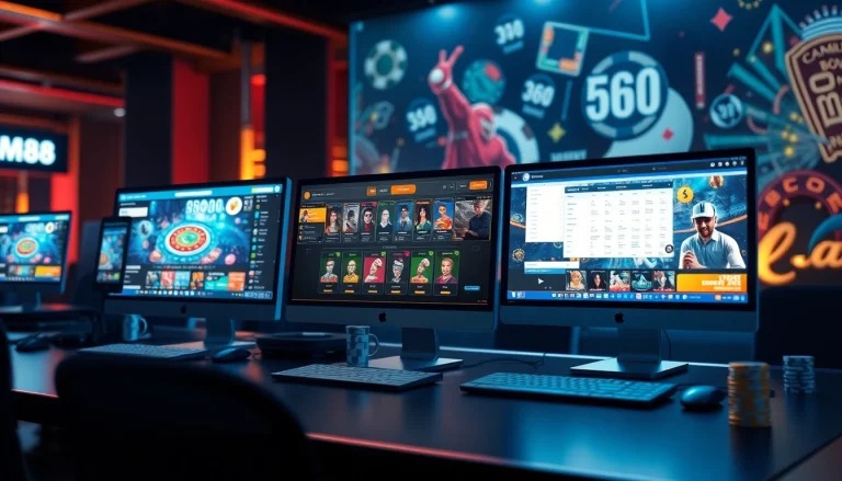 Engaging online gaming interface inspired by https://mm88.agency/, featuring poker and sports betting.