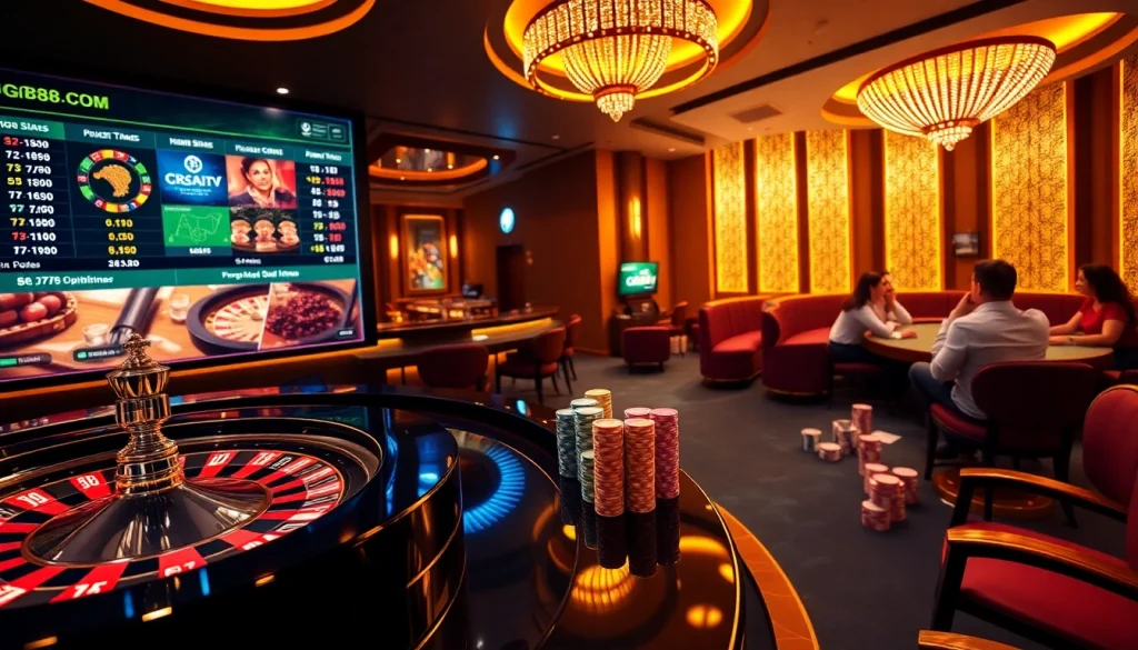 Excited players engaging in thrilling games at GG88 COM online casino.