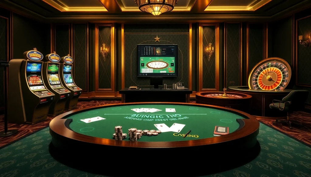 Experience the thrill of Trang Chủ BJ88 with a vibrant online casino scene featuring enticing games.