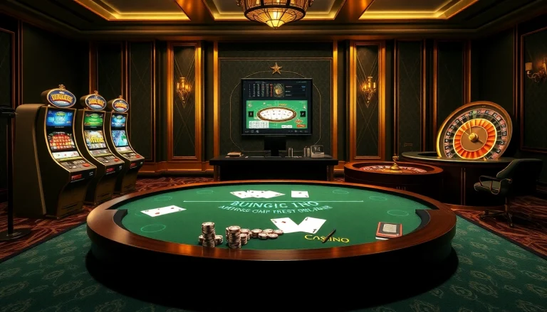 Experience the thrill of Trang Chủ BJ88 with a vibrant online casino scene featuring enticing games.