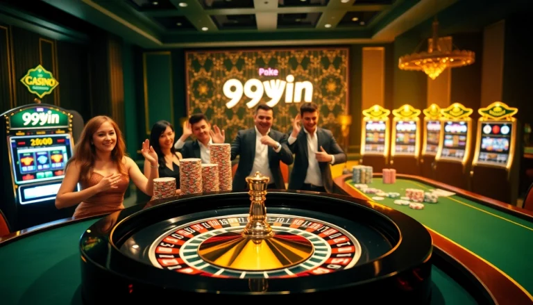 Experience high-stakes gaming at https://99win1.us.com/ with vibrant casino tables and luxurious decor.