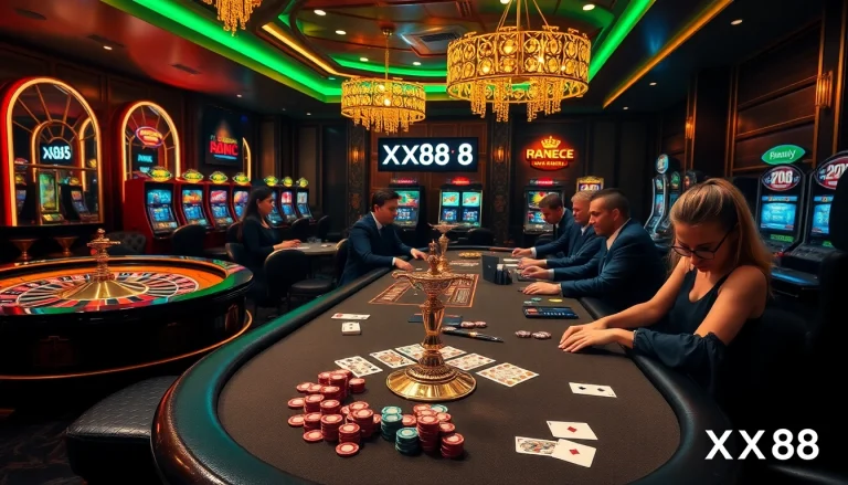 Experience the thrill of xx88 with exciting poker gameplay and luxurious casino ambiance.