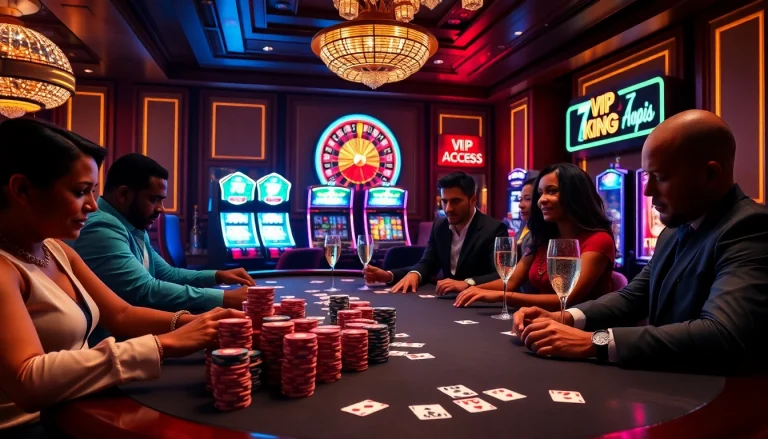 Experience the thrill of high-stakes gaming with 79KING's luxurious casino atmosphere.