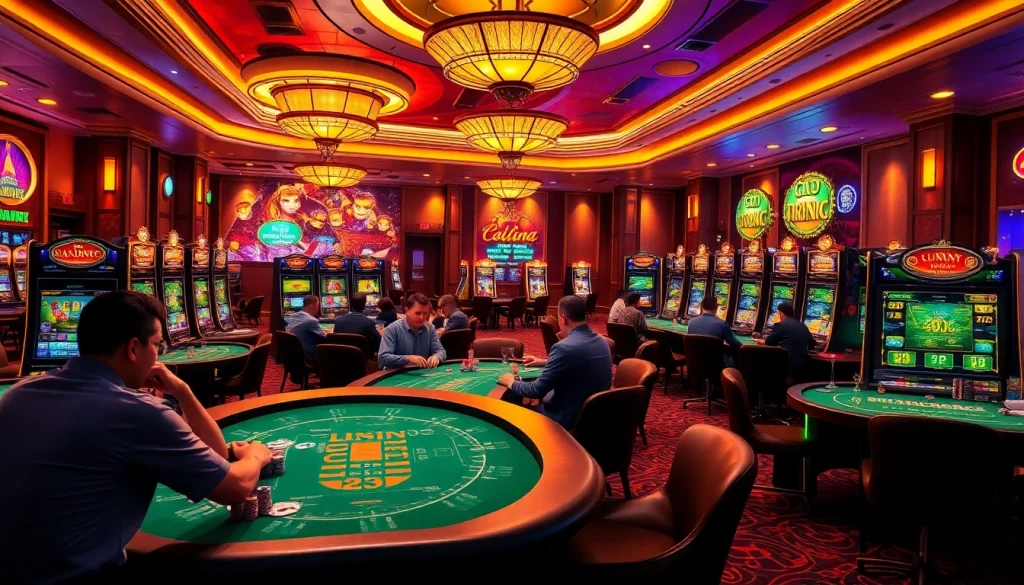 Experience thrilling gameplay at go99 com with poker chips and vibrant casino tables.