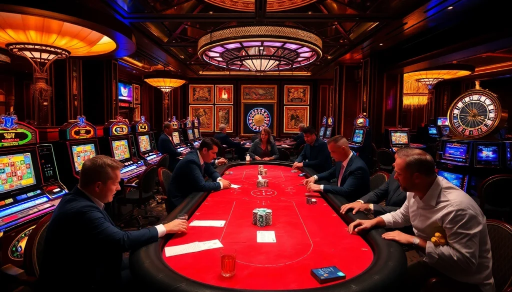Players placing bets at a luxurious casino table while enjoying the thrill of 39 bet games.
