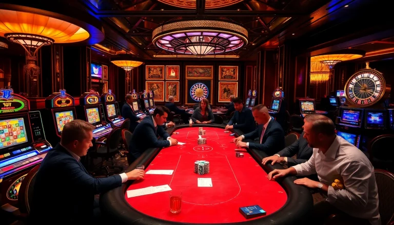 Players placing bets at a luxurious casino table while enjoying the thrill of 39 bet games.