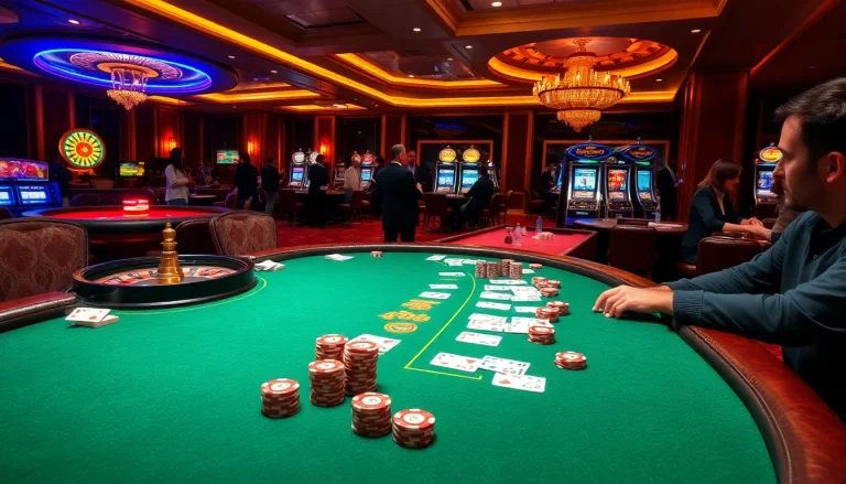 Experience the thrill of high-stakes gambling at https://go88.family/ with diverse games and vibrant poker tables.