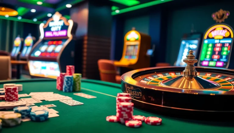 Experience the thrill of winning at http://789clubar.com/ with vibrant poker chips and an inviting casino atmosphere.