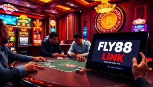 Experience the excitement of gambling at the casino with FLY88 Link and vibrant games.