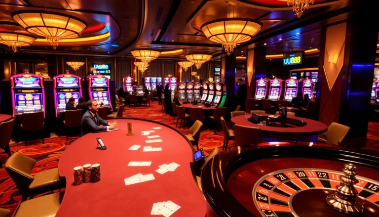 Experience the thrill of uu88 with vibrant casino tables and exciting gaming action.