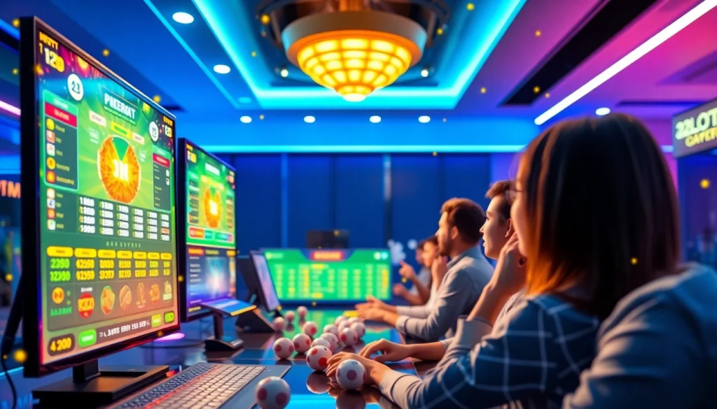 Engaging online gaming experience at Trang chủ 92lottery platform showcasing vibrant lottery results.