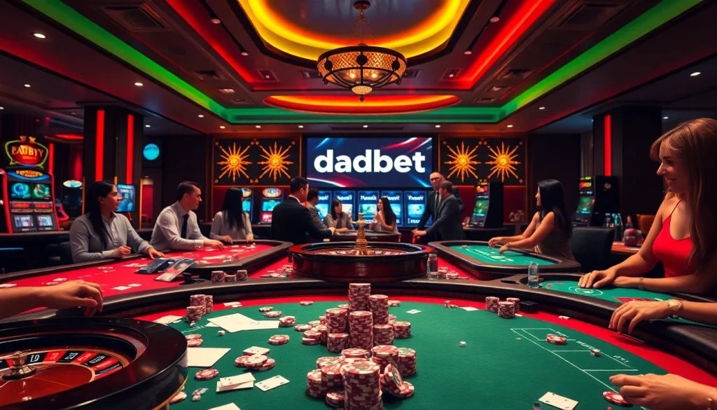 Experience the excitement of gaming at https://dabet.homes with vibrant casino tables and action.