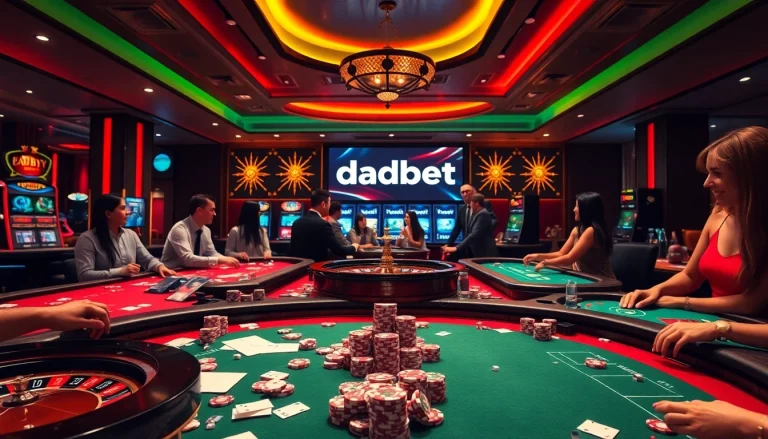 Experience the excitement of gaming at https://dabet.homes with vibrant casino tables and action.