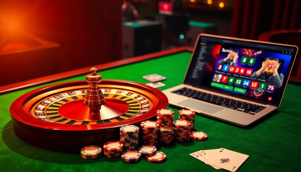 Experience the thrill of winning at Sumvip with vibrant casino elements and immersive gaming.