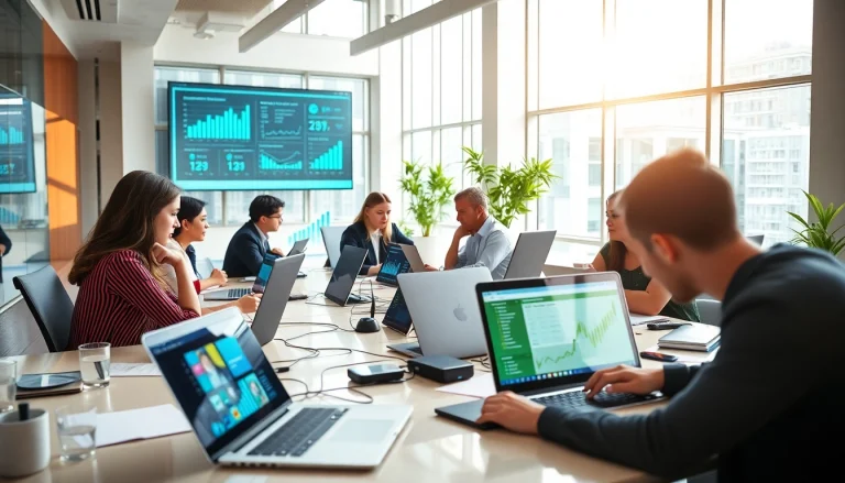 展示 WPS 功能与协作的现代化办公空间及先进技术。