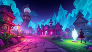 Engaging landscape scene showcasing an immersive XXX game world for adults.